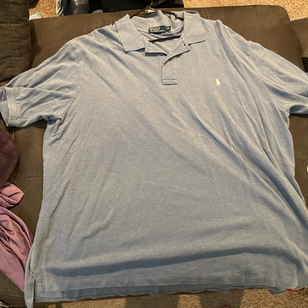 Used 3XLT Blue Polo Ralph Lauren Shirt
